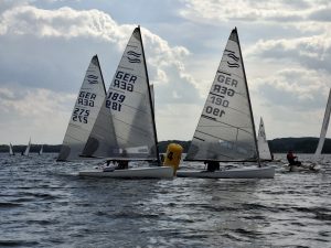 Finn Dinghy auf dem Ratzeburger See